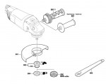 Bosch 3 601 H82 1P3 Gws 22-230 H Angle Grinder 230 V / Eu Spare Parts